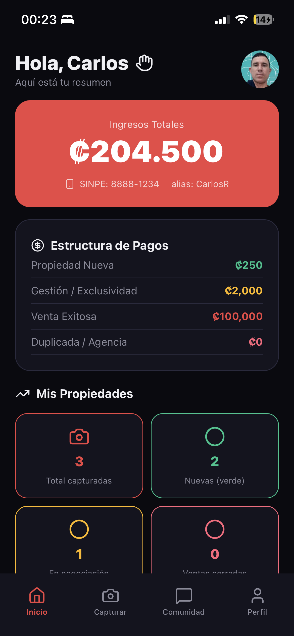 Virtual Agent — Usuario 1